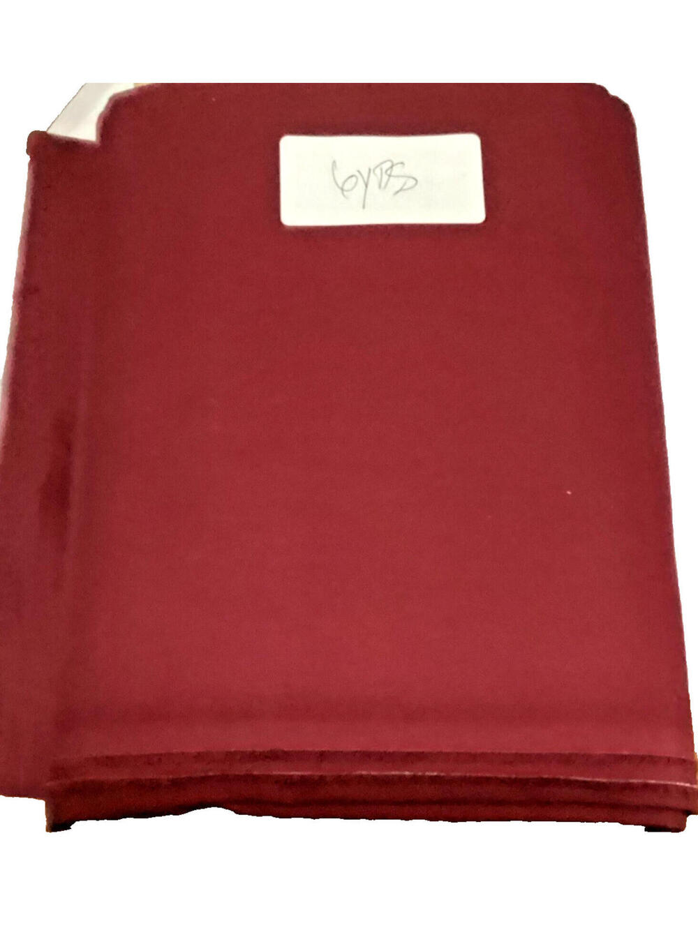 6 yds Maroon fabric Solid Pattern MDG USA (107)